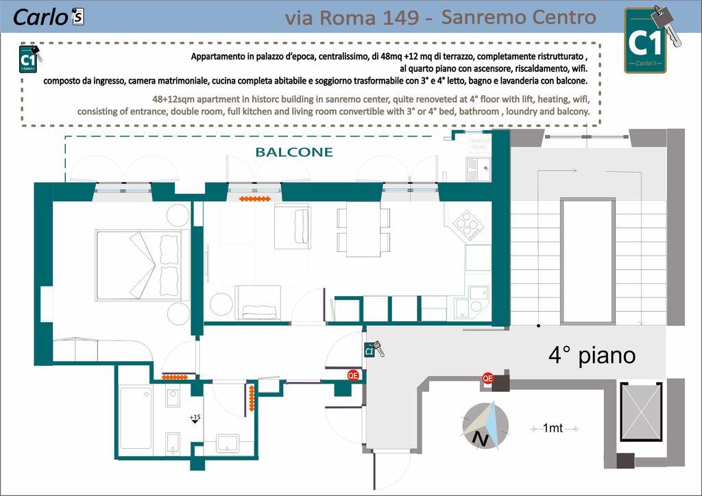 Carlo'S B149C - Sanremo Center Suite - Da Carlo - Extérieur photo