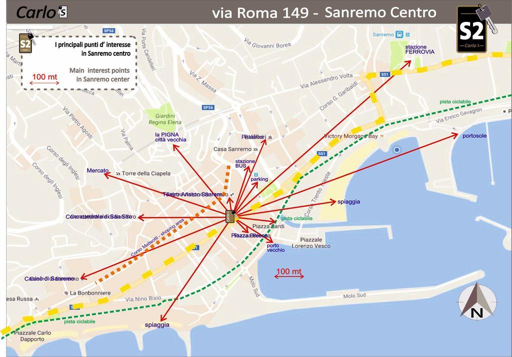 Carlo'S B149C - Sanremo Center Suite - Da Carlo - Extérieur photo